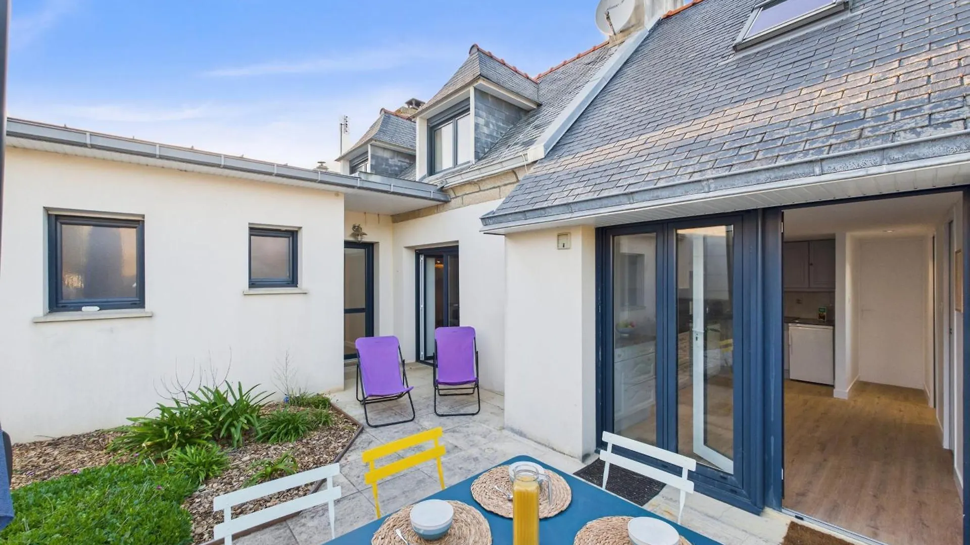 度假居 Maison Pour 8 Avec Terrasse - Kerity 庞马尔