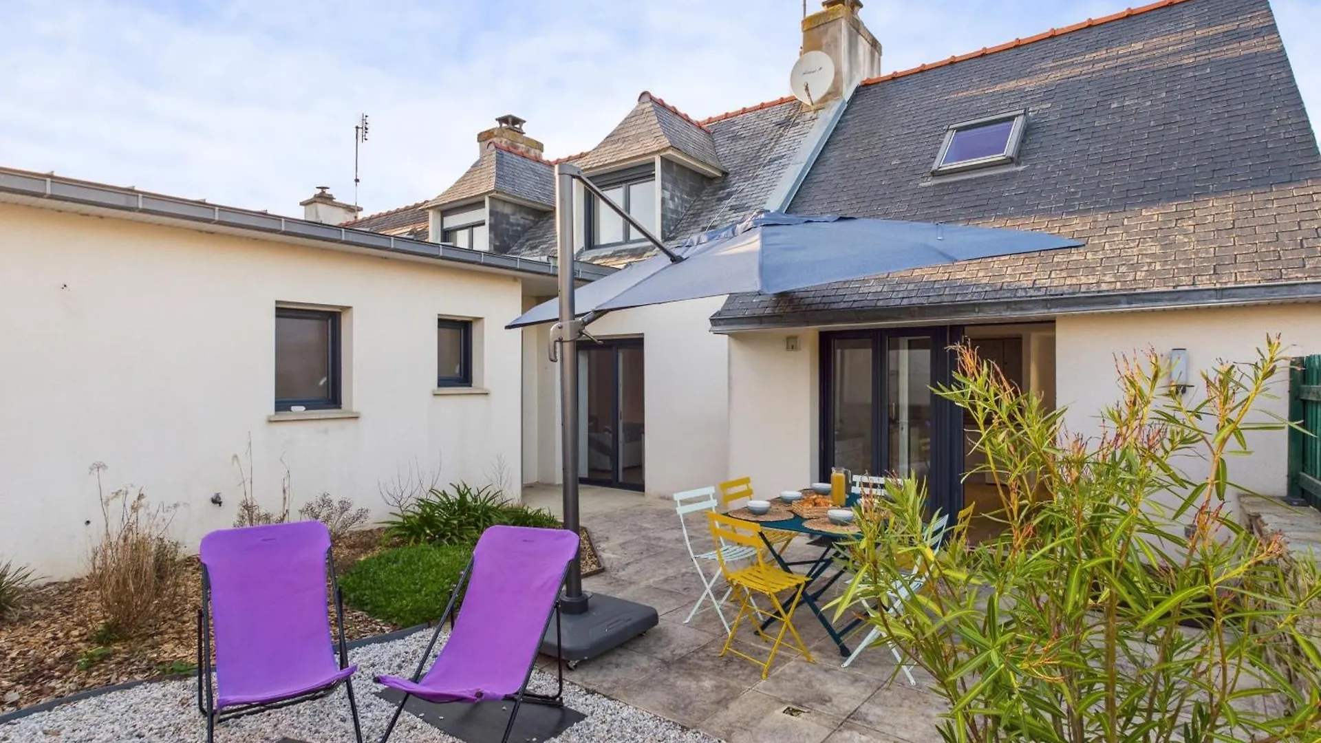 Maison Pour 8 Avec Terrasse - Kerity 庞马尔 法国